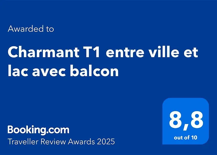 Charmant T1 Entre Ville Et Lac Avec Balcon